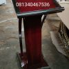 Podium Minimalis Jati Kombinasi Full Stainless - Gambar 2