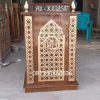 Mimbar Minimalis Masjid dan Musholla 80x110x125cm (3)