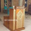 Mimbar Minimalis Masjid dan Musholla 80x110x125cm (3)