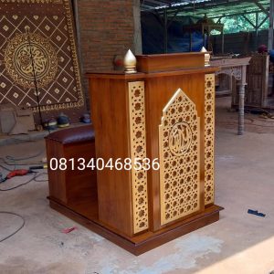 mimbar minimalis masjid musholla 80x70x125cm (1)